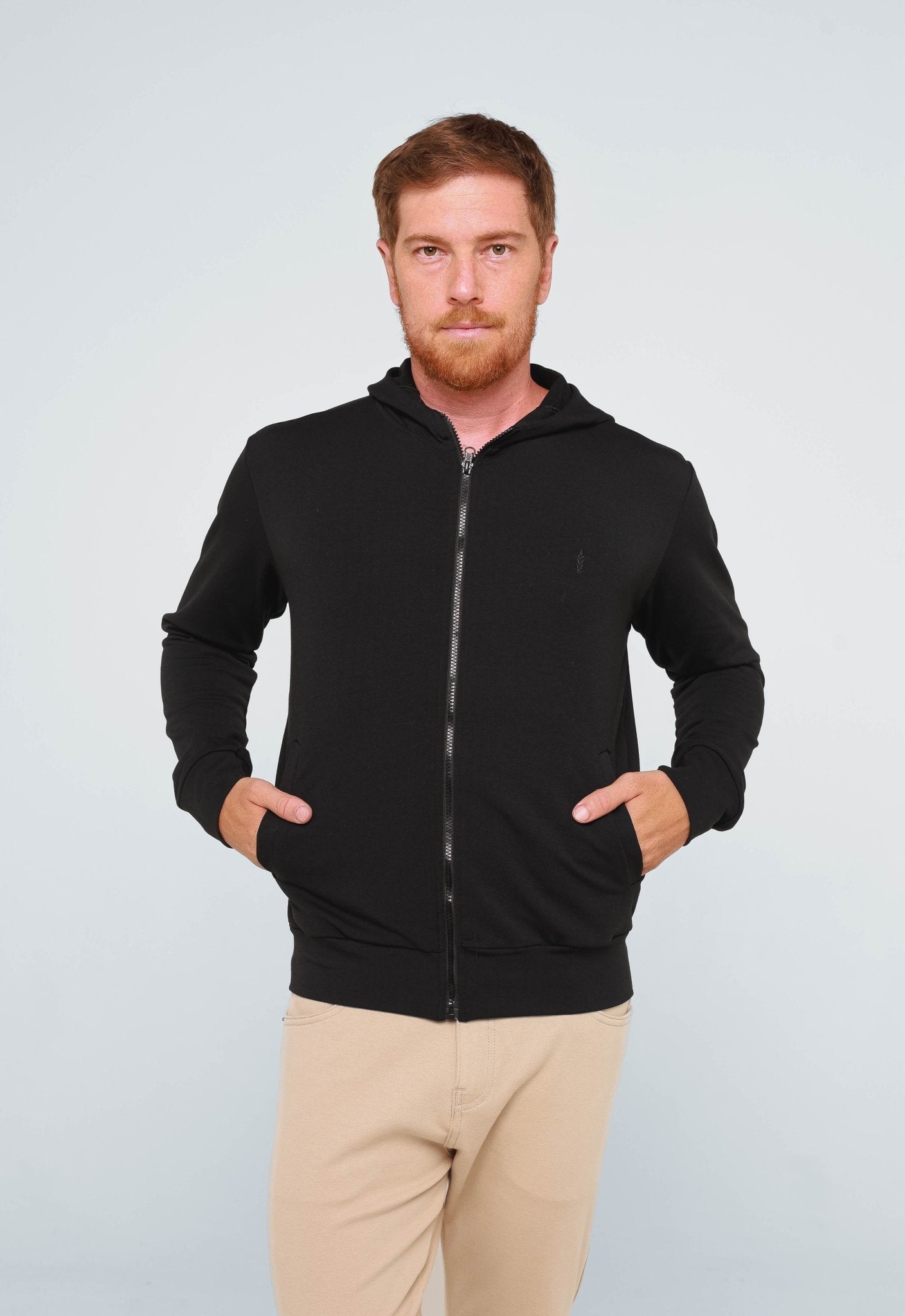Jaqueta Red Feather Moletom Day Black Preto - Henri Store