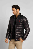 Jaqueta RL Puffer Preta C/ Poney Vermelho - Henri Store