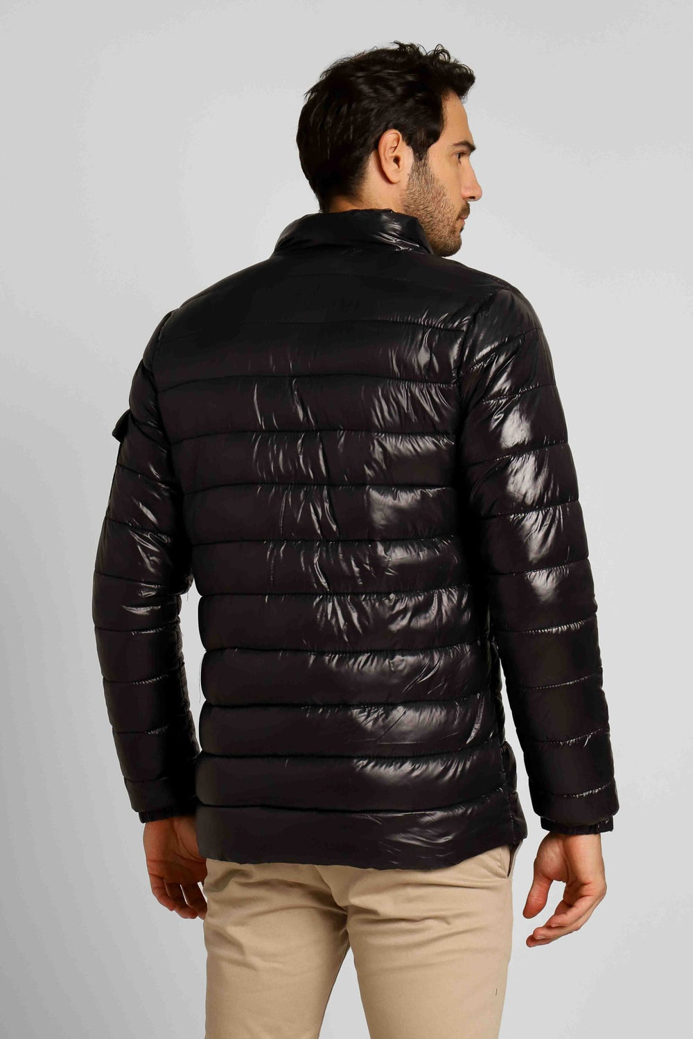 Jaqueta RL Puffer Preta C/ Poney Vermelho - Henri Store