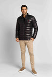 Jaqueta RL Puffer Preta C/ Poney Vermelho - Henri Store