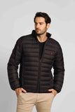 Jaqueta RL Puffer Preto C/ Poney Vermelho - Henri Store