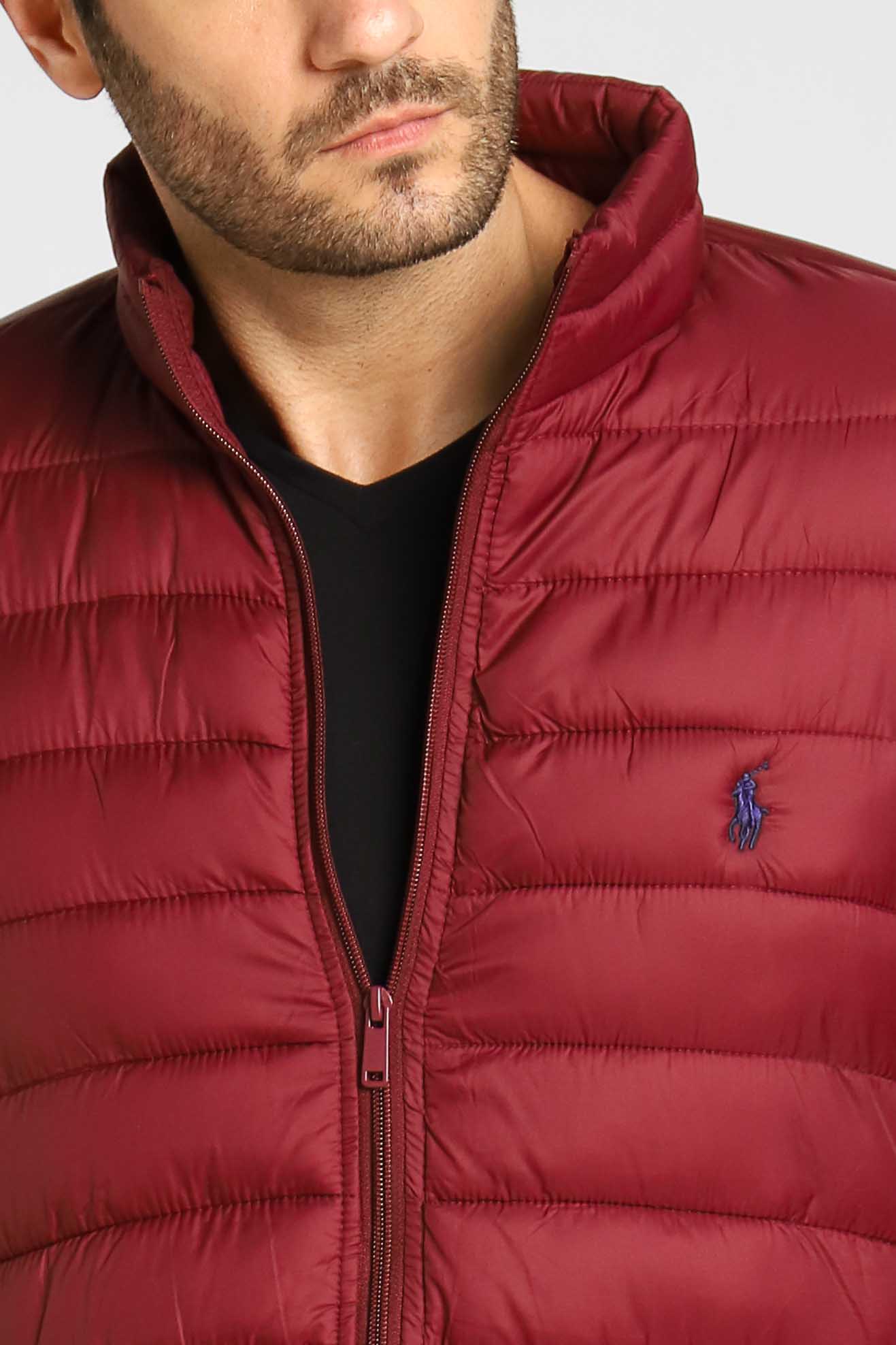 Jaqueta RL Puffer Vinho C/ Poney Preto - Henri Store