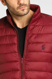 Jaqueta RL Puffer Vinho C/ Poney Preto - Henri Store
