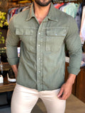 Jaqueta Rock&soda 7024 Verde Militar - Henri Store