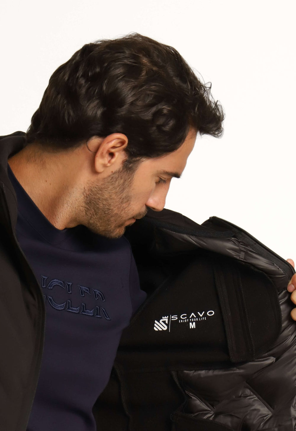 Jaqueta Scavo Puffer Detalhada - Live - Henri Store
