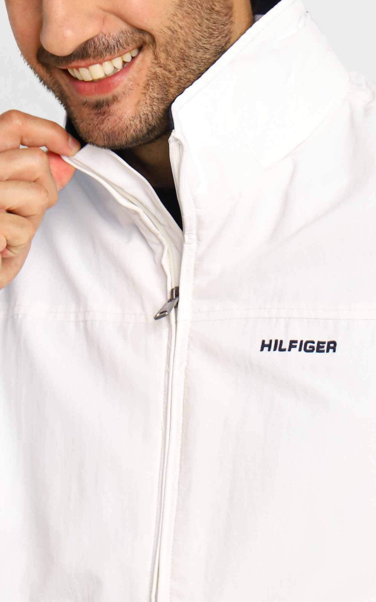 Jaqueta Tommy Hilfiger Corta Vento Branca Lic Regatta - Henri Store