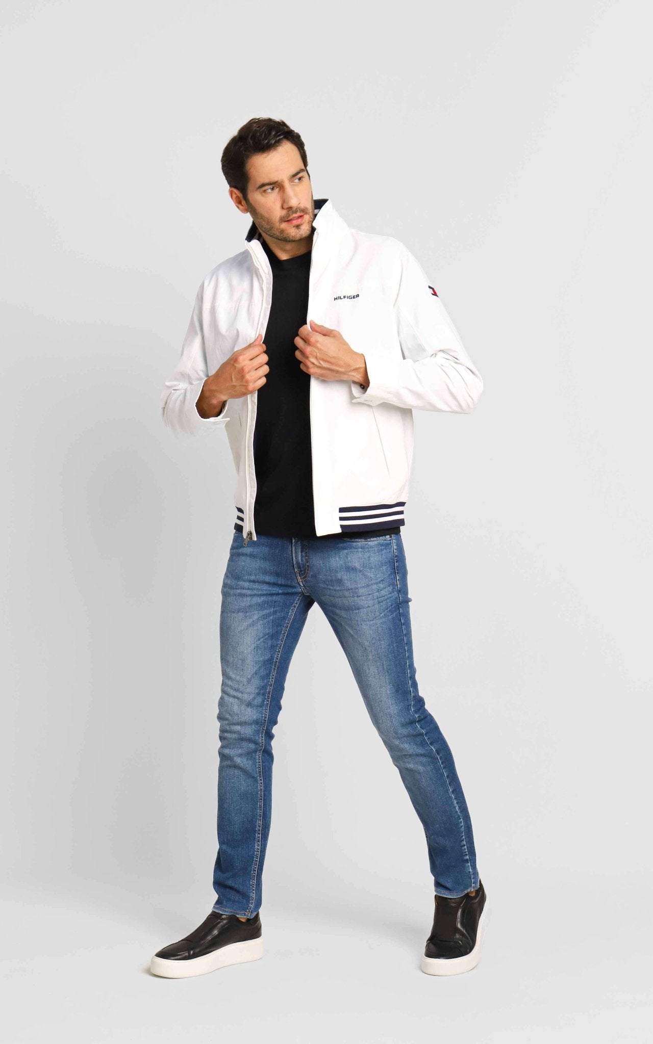 Jaqueta Tommy Hilfiger Corta Vento Branca Lic Regatta - Henri Store