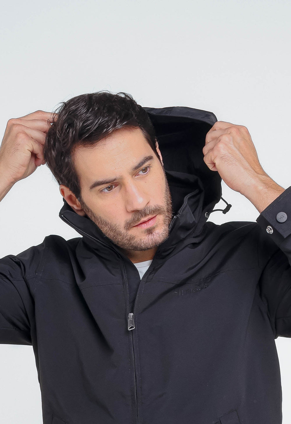 Jaqueta Tommy Hilfiger Sustainable Preta - Henri Store