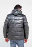 Jaqueta Venum Cinza Nylon Puffer Detalhe Lateral Vnm228035 - Henri Store
