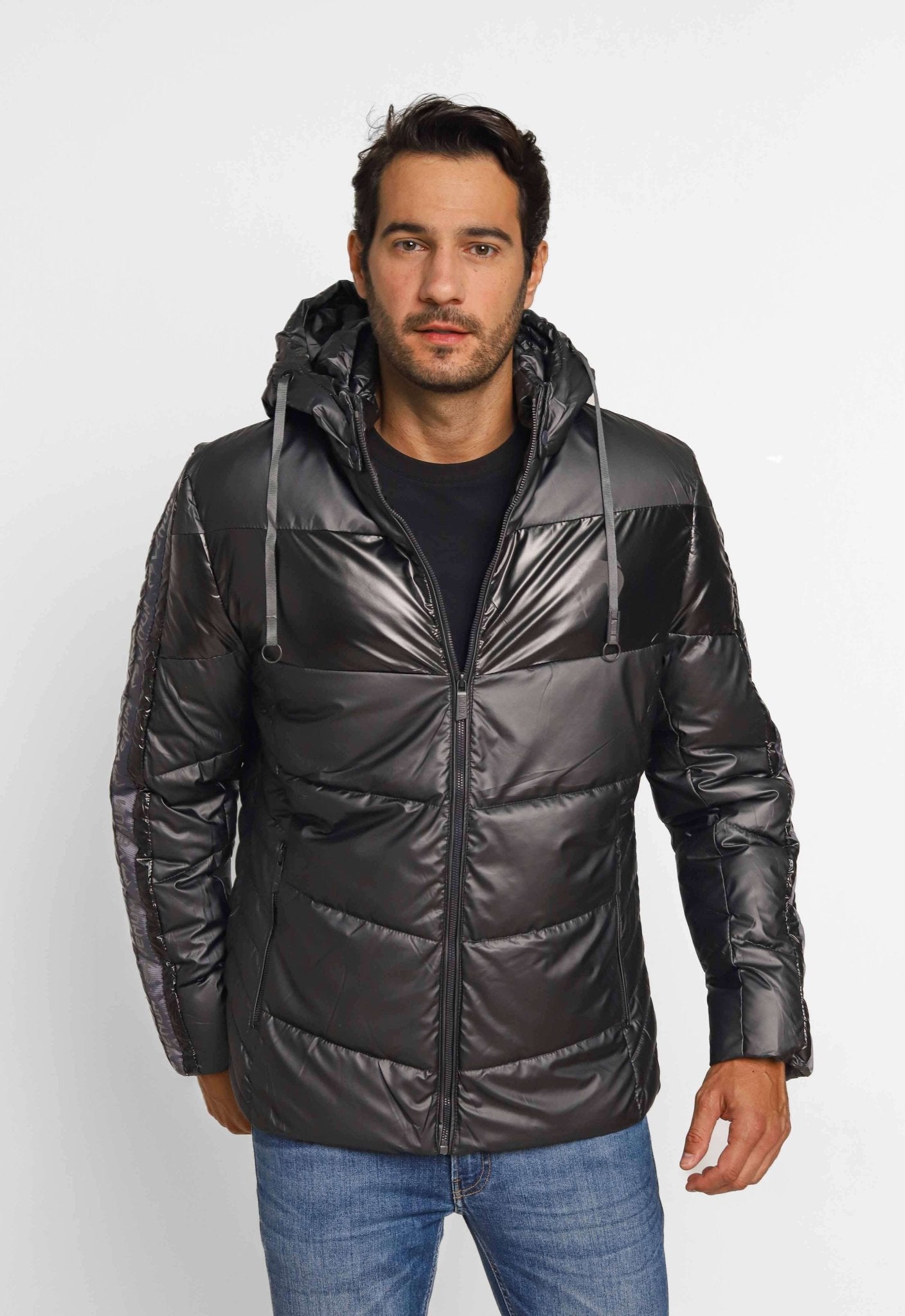 Jaqueta Venum Nylon Puffer Basic Cinza VNM228027 - Live - Henri Store