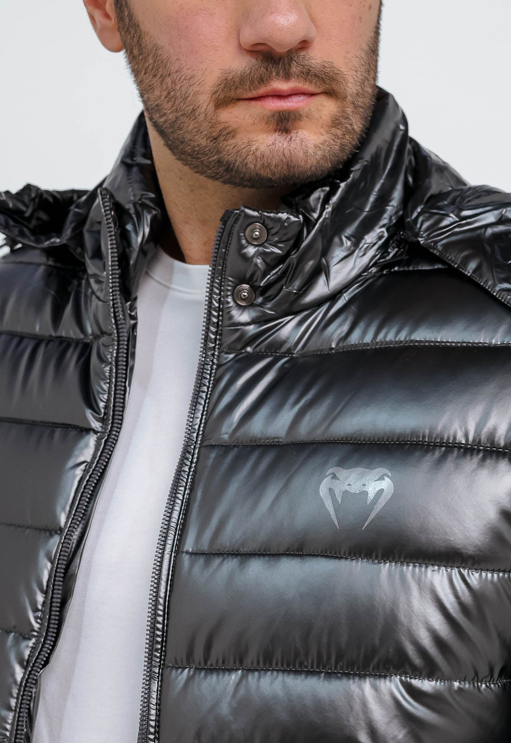 Jaqueta Venum Nylon Puffer Ziper Cinza Vnm228031 - Live - Henri Store
