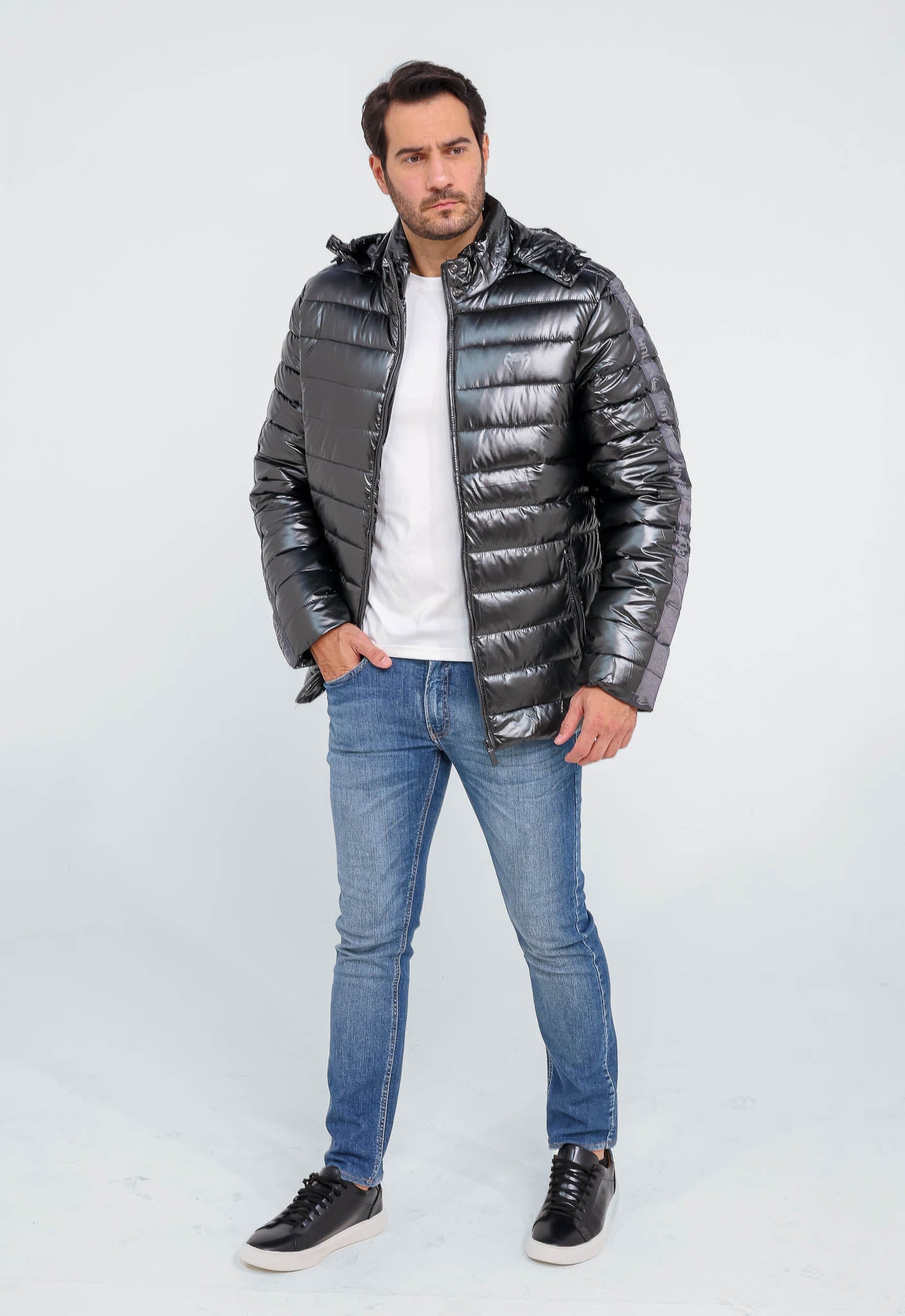 Jaqueta Venum Nylon Puffer Ziper Cinza Vnm228031 - Live - Henri Store
