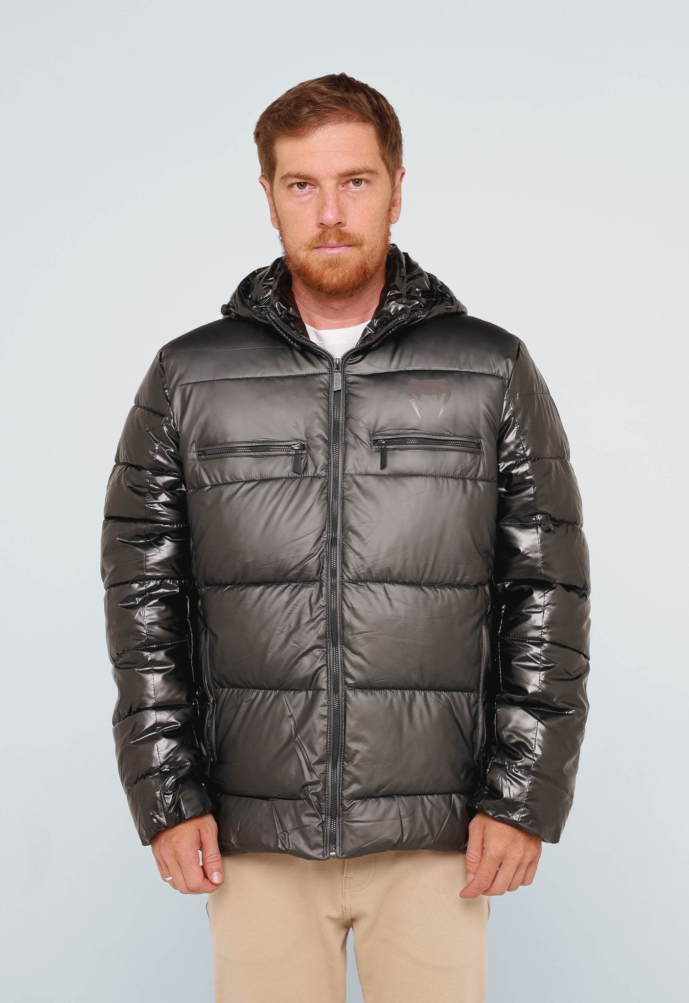 Jaqueta Venum Nylon Puffer Ziper Peito Cinza Vnm228026 - Live - Henri Store