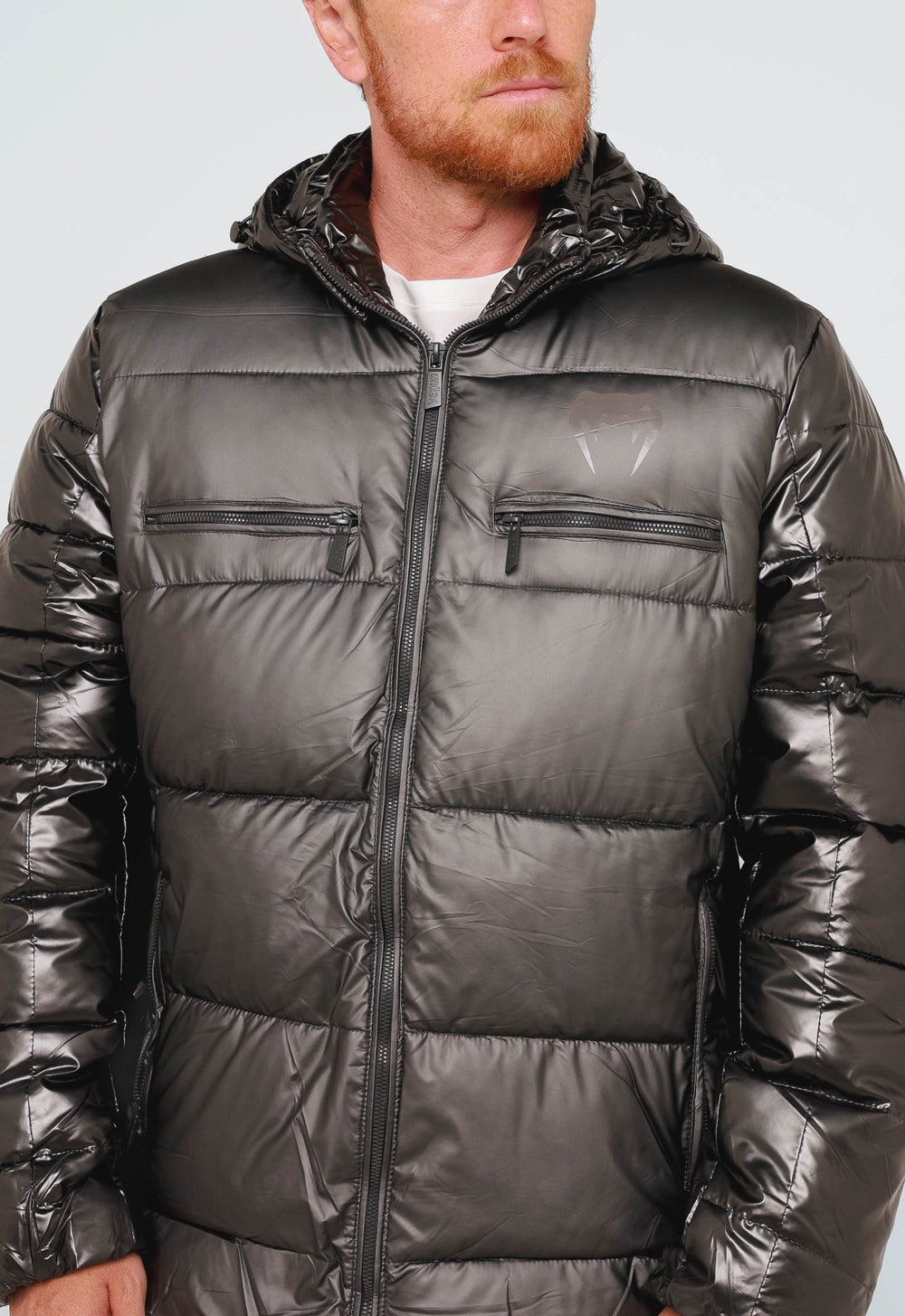 Jaqueta Venum Nylon Puffer Ziper Peito Cinza Vnm228026 - Live - Henri Store