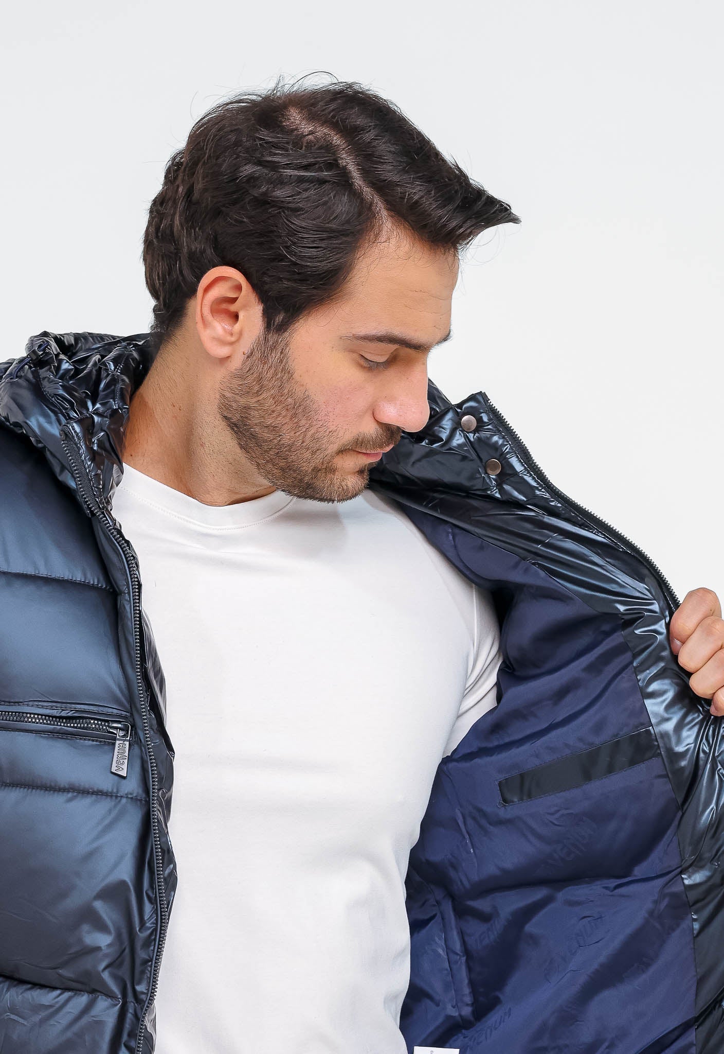 Jaqueta Venum Nylon Puffer Ziper Peito Marinho Vnm228026 - Live - Henri Store