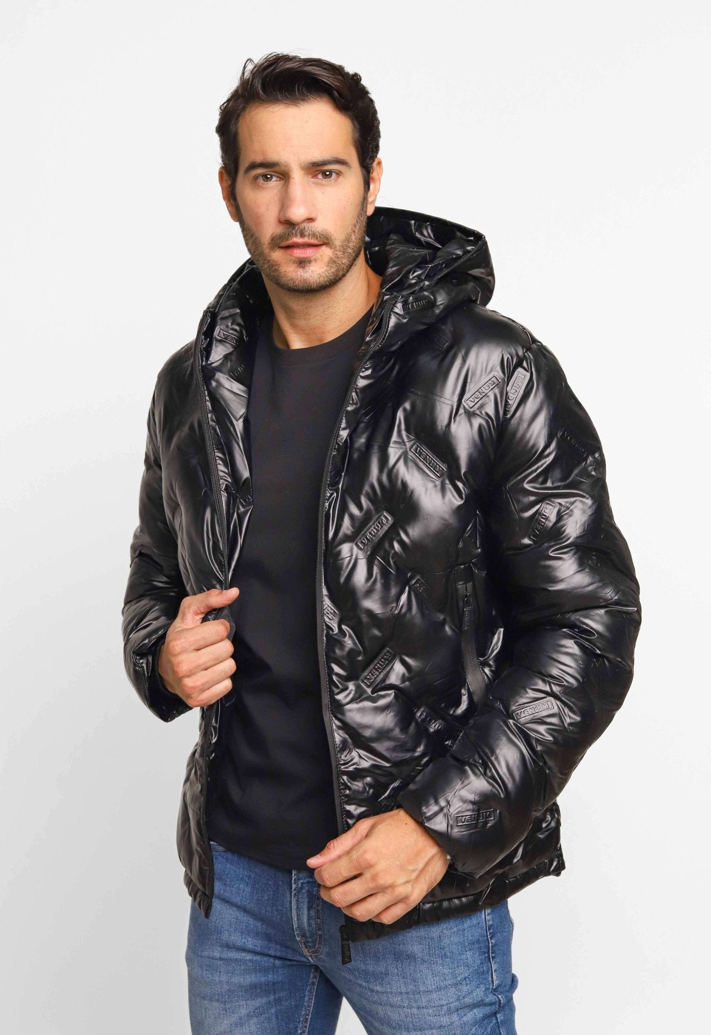 Jaqueta Venum Nylon Puffer Ziper Preta VNM228024 - Henri Store