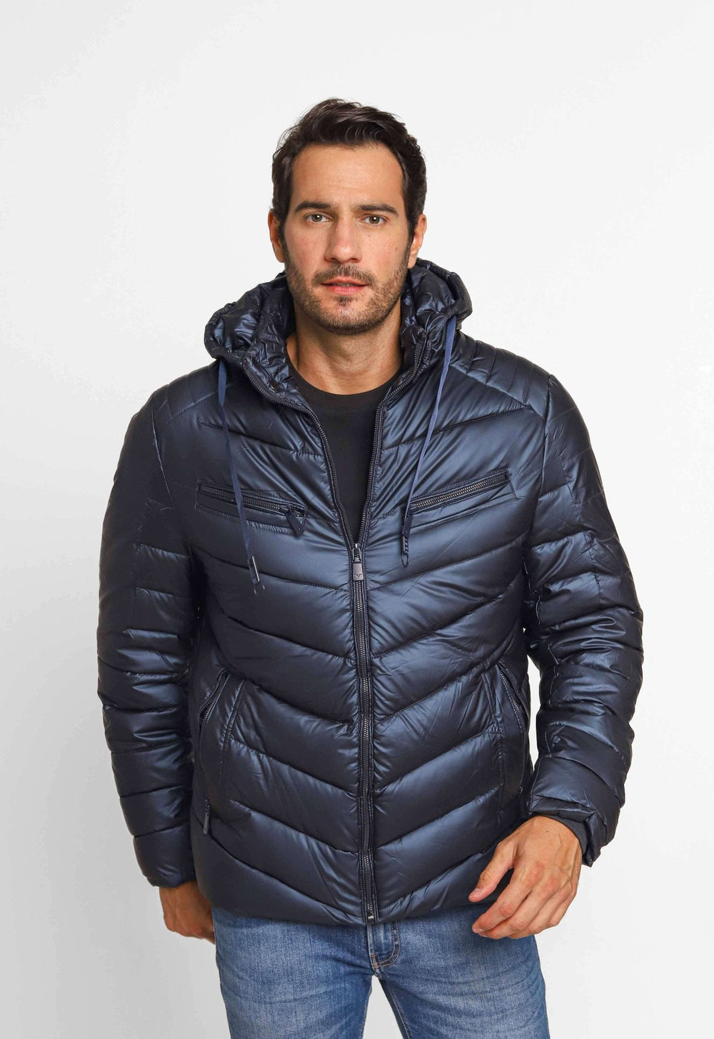 Jaqueta Victory Eagle Nylon Marinho VTN226005 - Henri Store