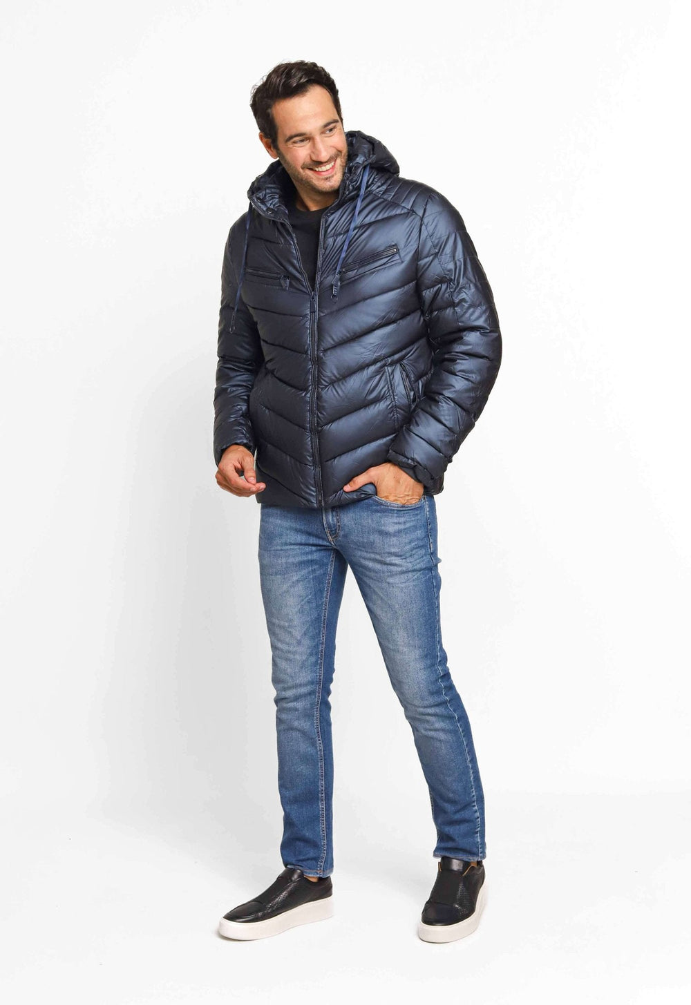 Jaqueta Victory Eagle Nylon Marinho VTN226005 - Henri Store