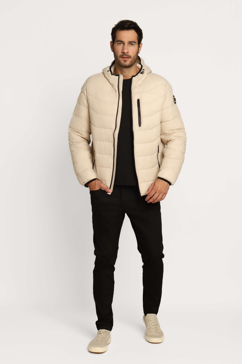 Jaqueta Victory Eagle Nylon Puffer - Live - Henri Store