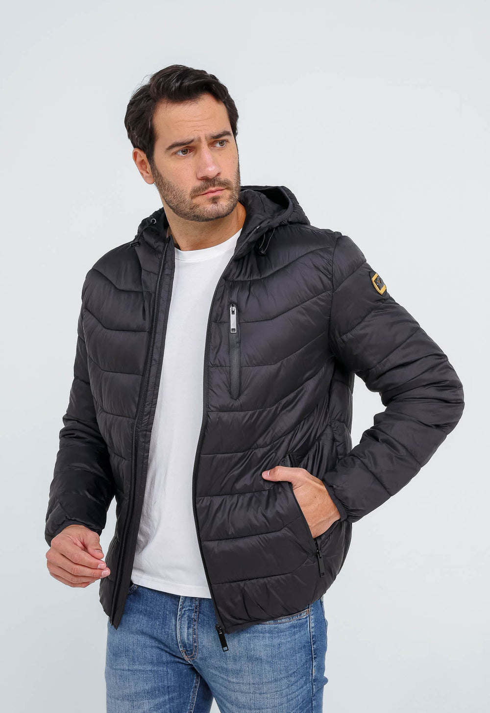 Jaqueta Victory Eagle Nylon Puffer - Live - Henri Store