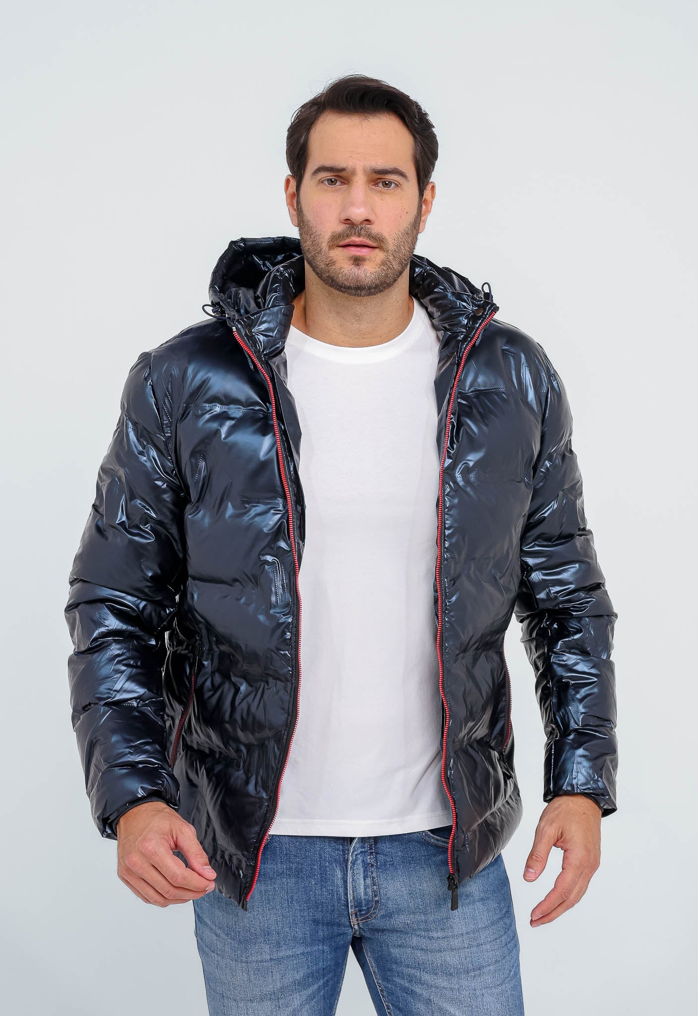 Jaqueta Victory Eagle Nylon Puffer Marinho Vtn226011 - Henri Store