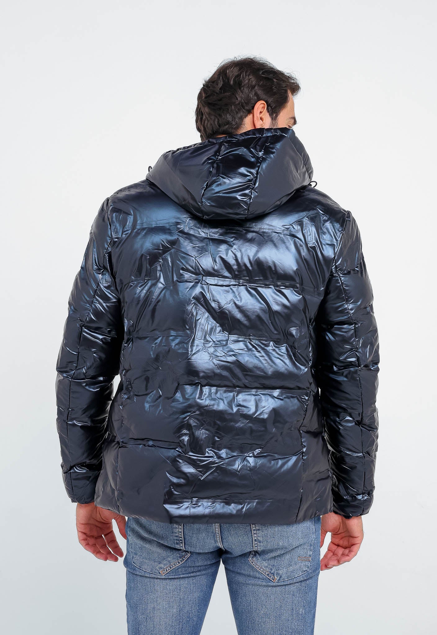Jaqueta Victory Eagle Nylon Puffer Marinho Vtn226011 - Henri Store