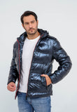 Jaqueta Victory Eagle Nylon Puffer Marinho Vtn226011 - Henri Store