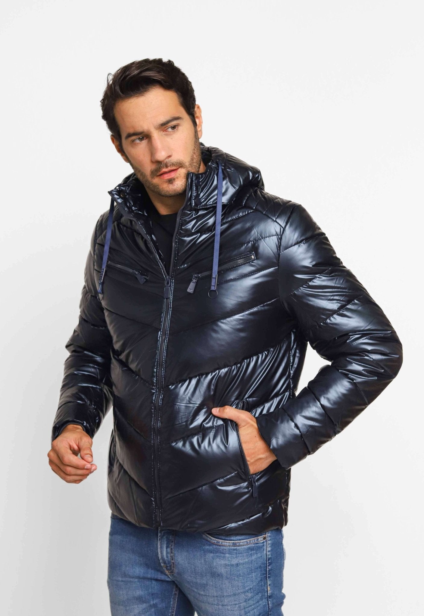Jaqueta Victory Eagle Ziper Marinho Vtn226007 - Henri Store