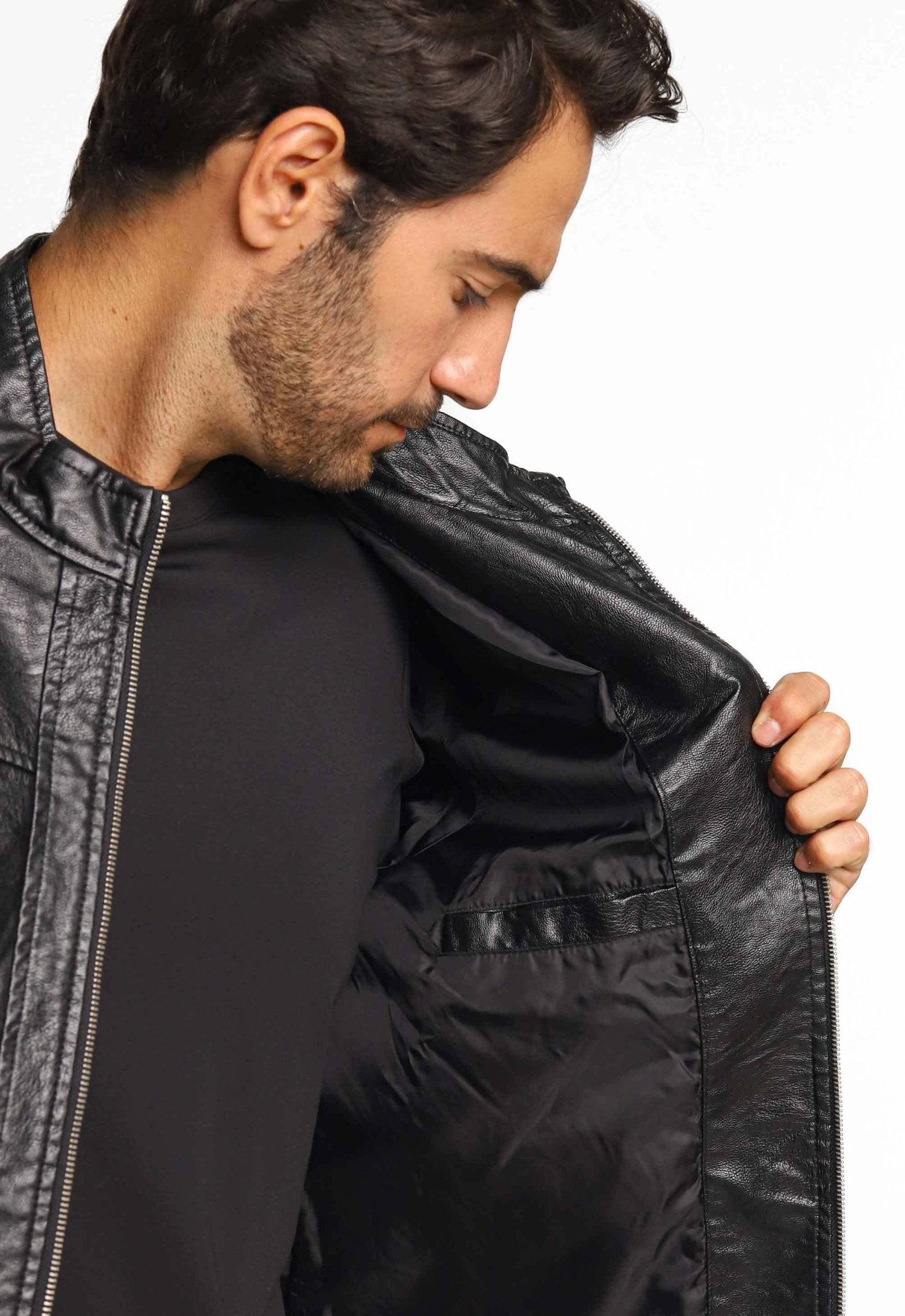 Jaqueta Victory Eagle Ziper Peito Preta VTP226007 - Live - Henri Store