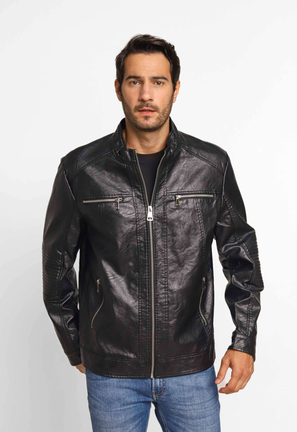 Jaqueta Victory Eagle Ziper Peito Preta VTP226007 - Live - Henri Store