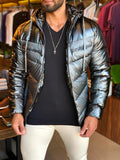 Jaqueta Victory Eagle Ziper Prata/Chumbo Vtn226006 - Henri Store