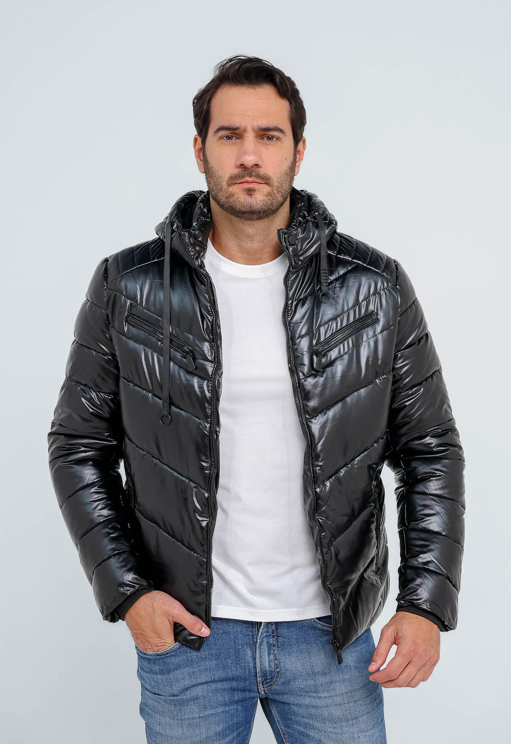 Jaqueta Victory Eagle Ziper Preta Vtn226007 - Henri Store