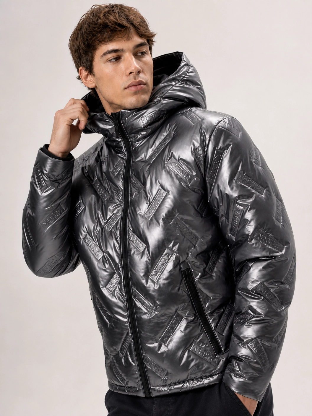 Jaqueta Masculina Nylon Puffer Cinza Venum VNM228024 - Live