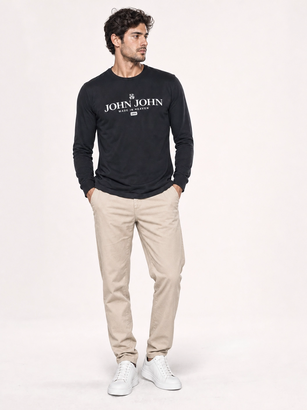 Manga Longa John John Flat