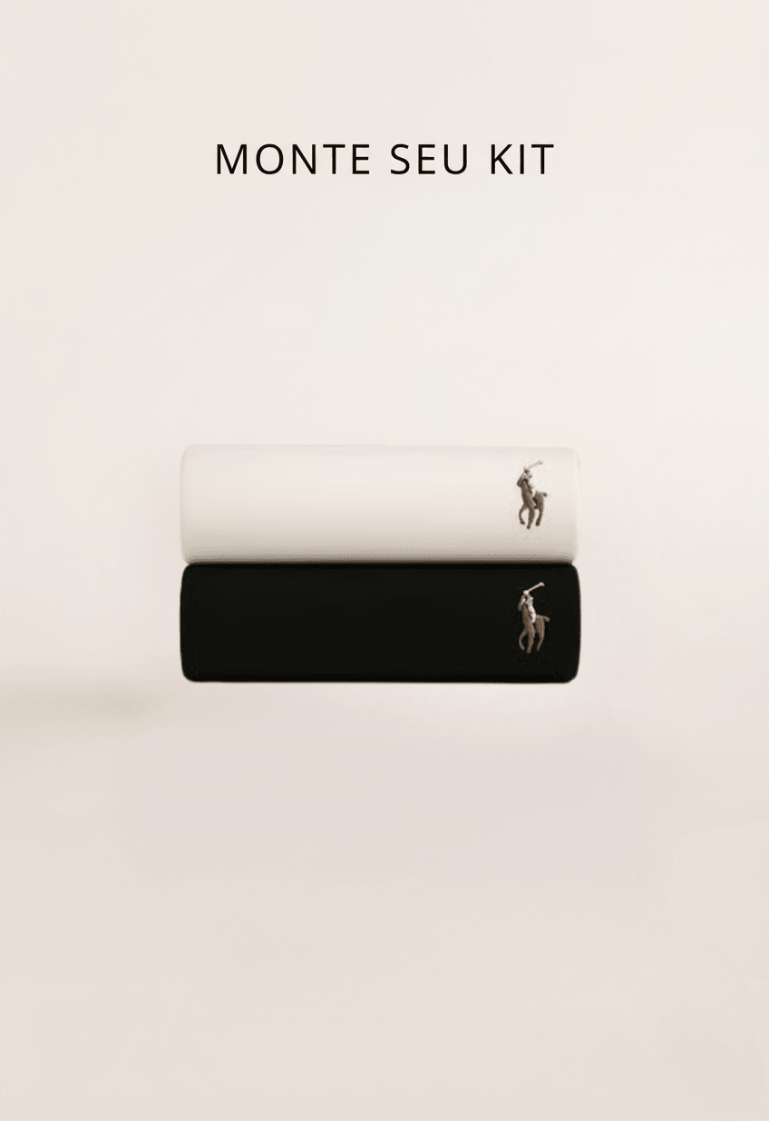 Kit 2 Camisetas RL Básica Algodão - Henri Store