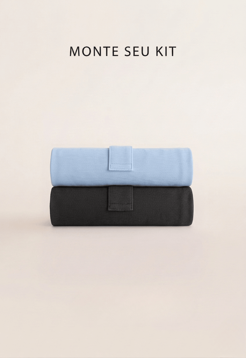 Kit 2 Polos Masculina Lisa Dom Henrico Essence - Henri Store