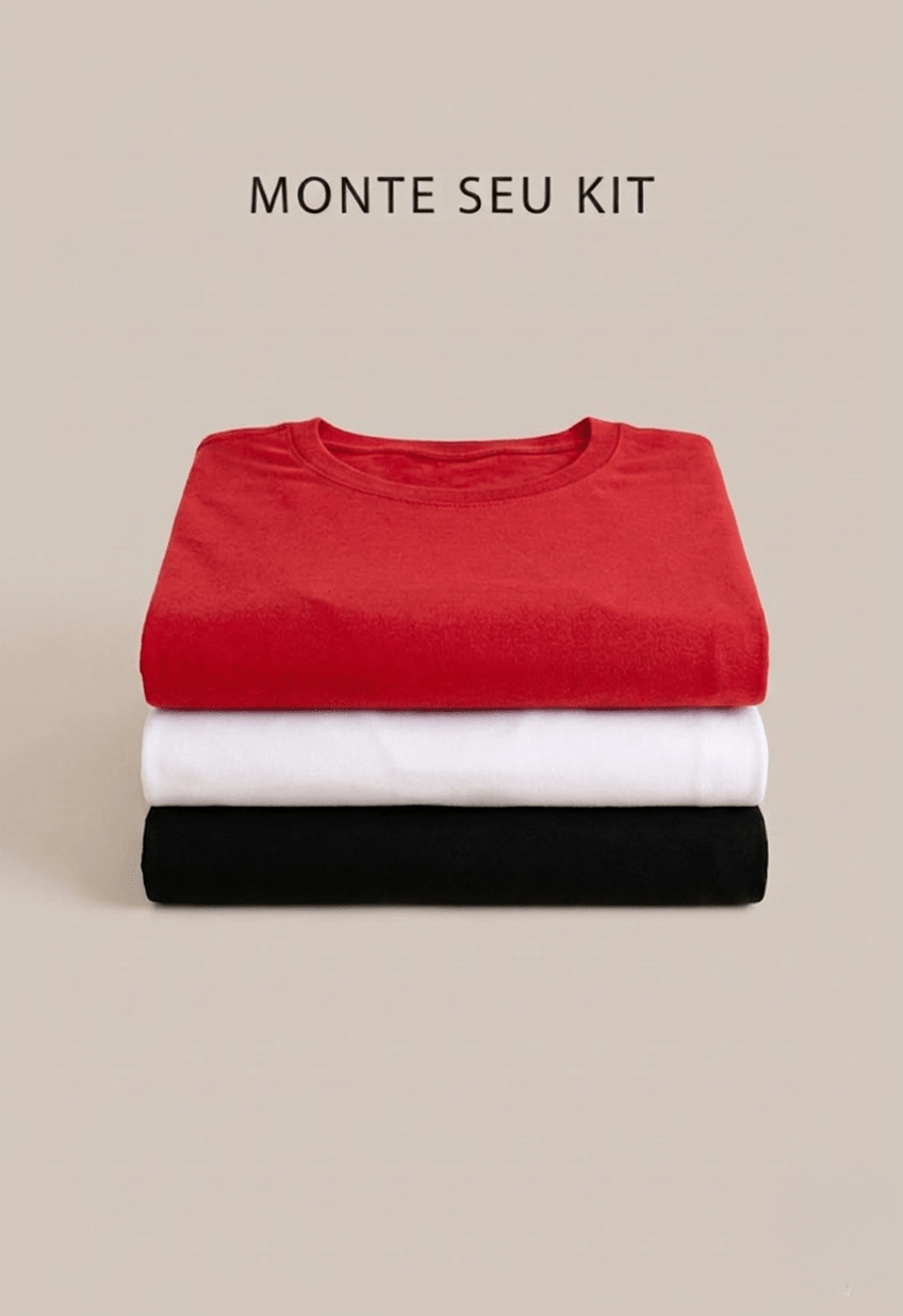 Kit 3 Camisetas Dom Henrico Básica - Henri Store