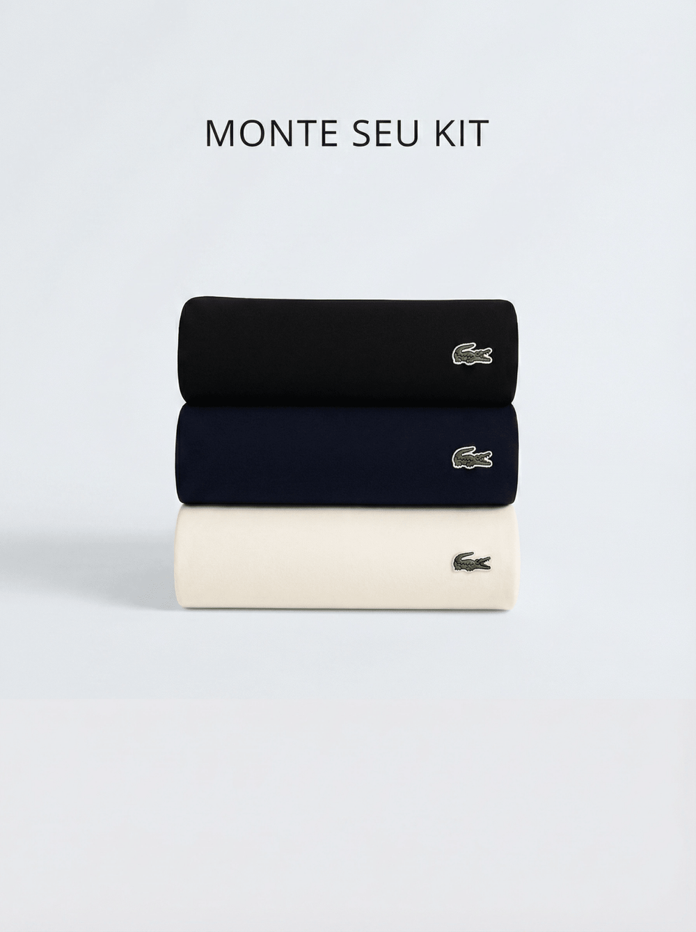 Kit 3 Camisetas Pima Lacoste - Henri Store