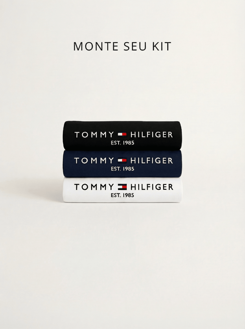 Kit 3 Camisetas Tommy Hilfiger 1985 - Henri Store