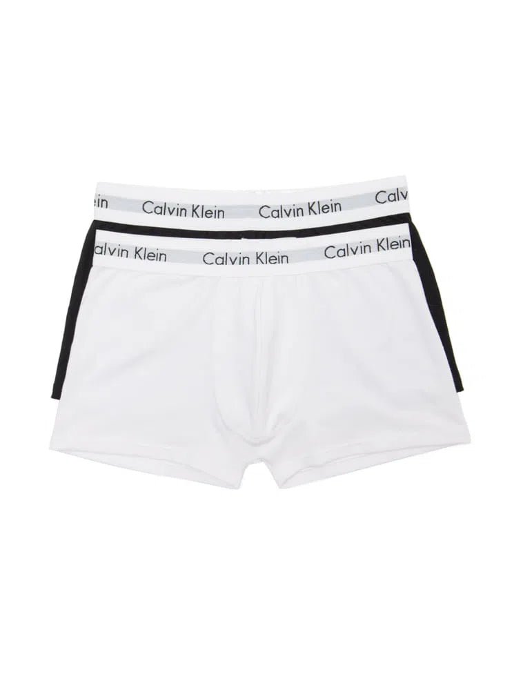 Kit Calvin Klein 2 Cuecas Underwear Infantil Preto/Branco - Henri Store