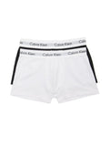 Kit Calvin Klein 2 Cuecas Underwear Infantil Preto/Branco - Henri Store