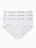 Kit Calvin Klein 3 Cuecas Brief Branco - Henri Store