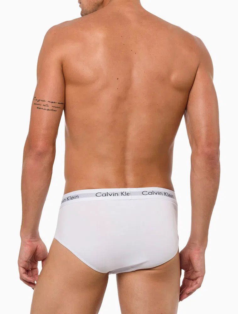 Kit Calvin Klein 3 Cuecas Brief Branco - Henri Store