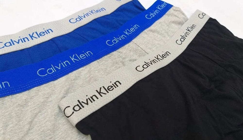 Kit Calvin Klein 3 Cuecas Low Rise Trunk Cotton Stretch Color - Henri Store