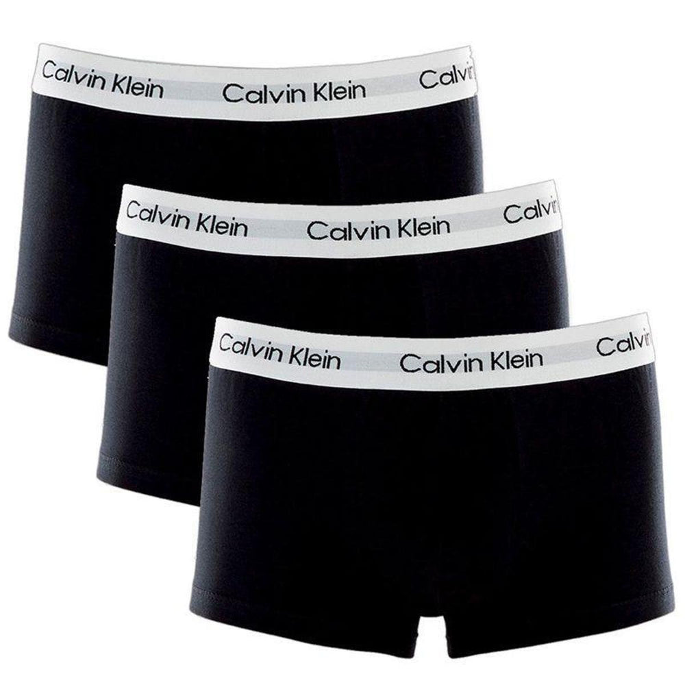 Kit Calvin Klein 3 Cuecas Low Rise Trunk Preto - Henri Store