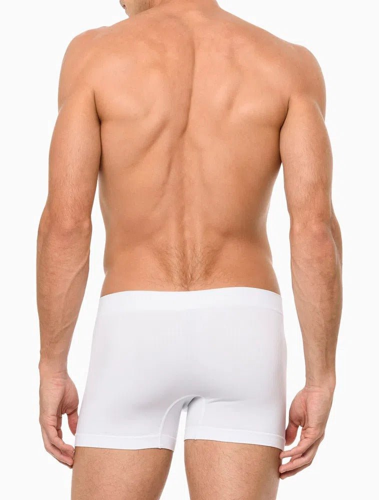 Kit Calvin Klein 3 Cuecas Low Rise Trunk Sem Costura Branco - Henri Store