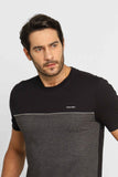Camiseta Calvin Klein Recorte Mescla C/ Preto