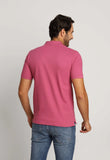 Polo Masculina Calvin Klein Slim Fit Piquet Rosa