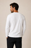 Manga Longa Calvin Klein Flame Branco - Henri Store