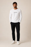 Manga Longa Calvin Klein Flame Branco - Henri Store